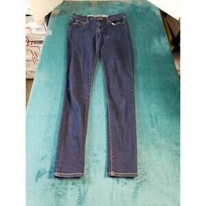 Gap Jeans Size 27 Long Womens Blue Stretch Denim Pants Mid Rise Indigo Jegging